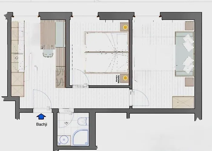公寓 Alpin Brachji - Bei Der Bergbahn *